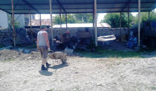 Výstavba garážov 2015 